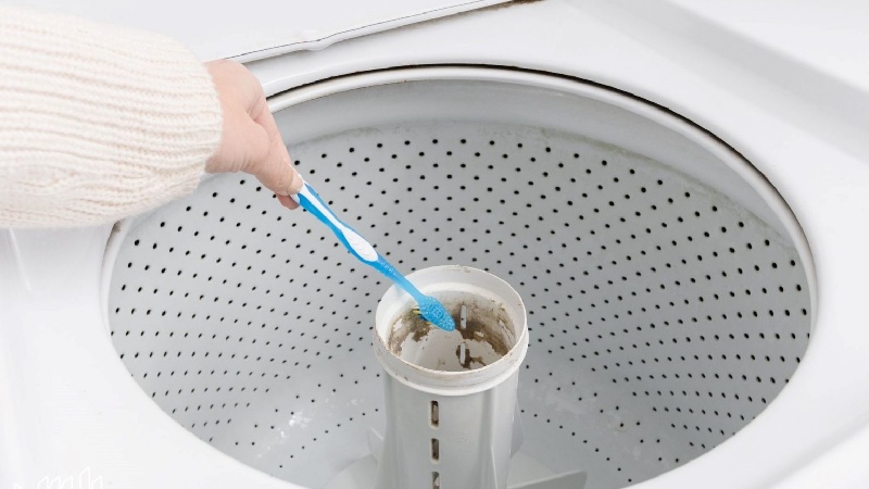 تمیز کردن ماشین لباسشویی به صورت ماهانه