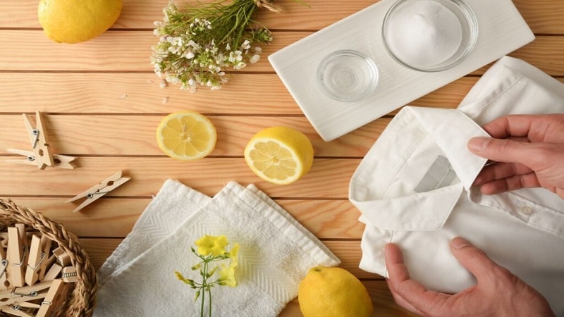 استفاده از اسیدهای طبیعی برای از بین بردن لک چربی و روغن