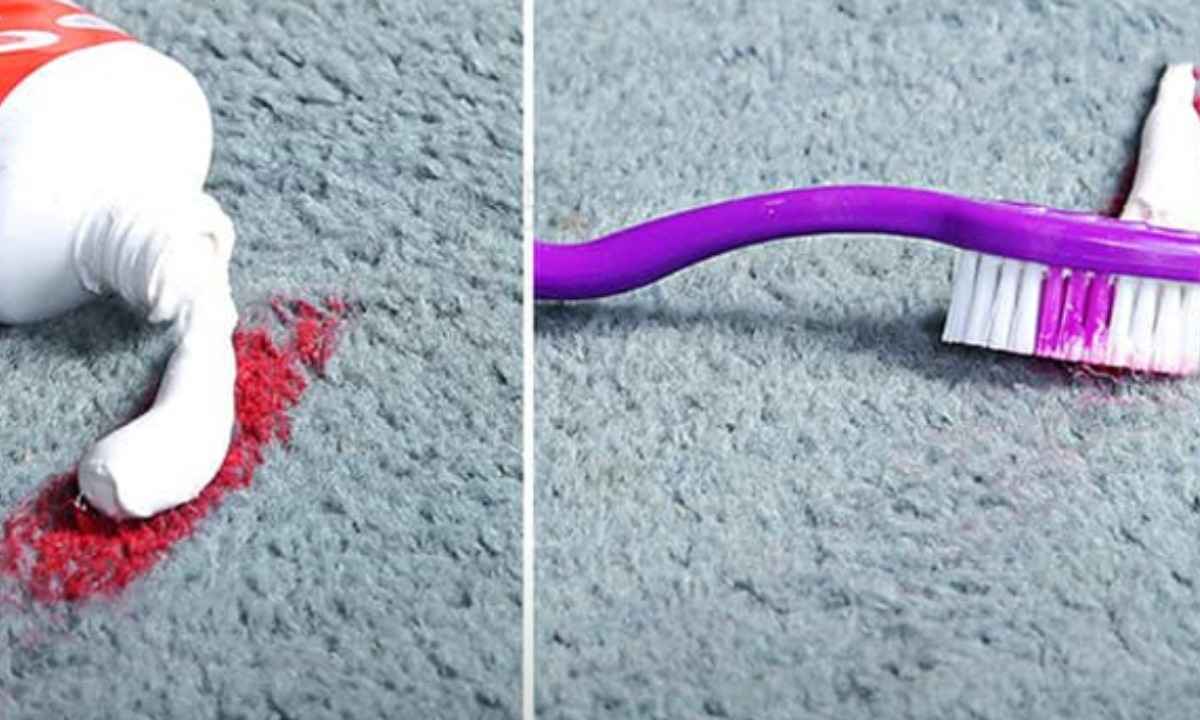 استفاده از خمیر دندان برای از بین بردن لکه رژ