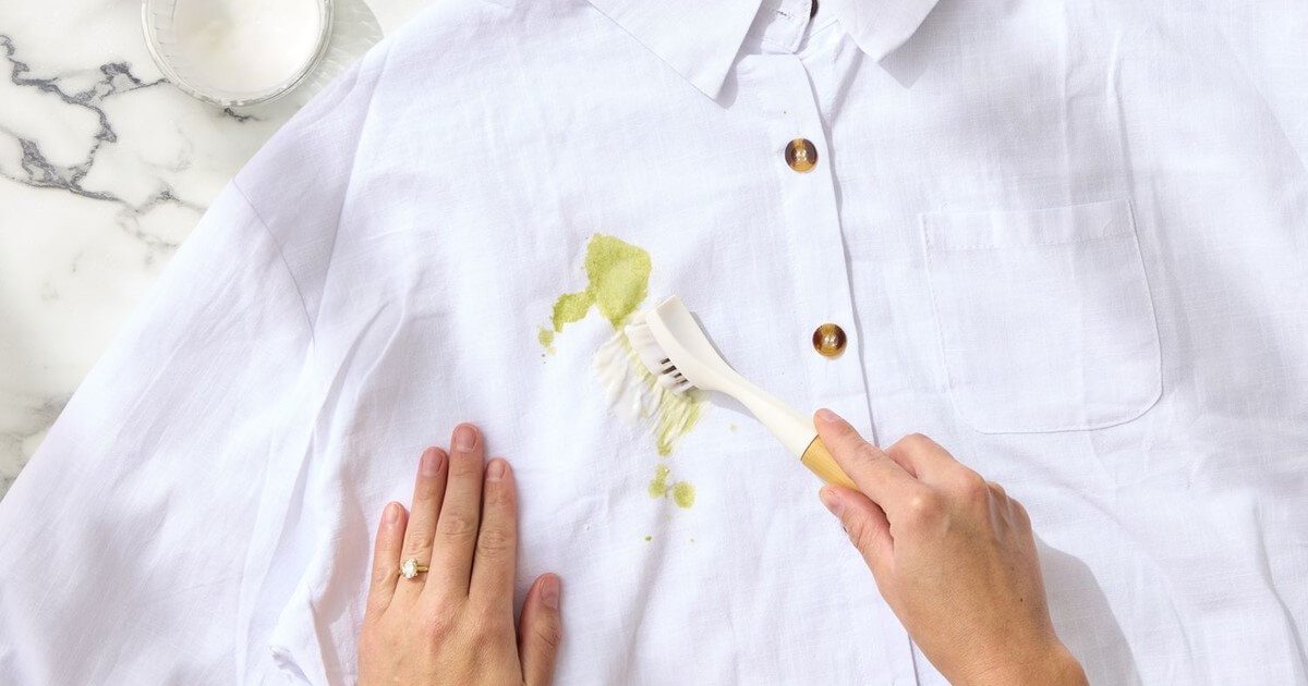difference between matcha tea and coffee stains on fabric